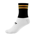 Black-Gold-White - Front - McKeever Unisex Adult Pro Bar Mid Calf Socks