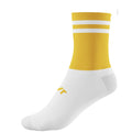 Gold-White - Front - McKeever Unisex Adult Pro Bar Mid Calf Socks