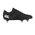 Black-White - Back - Canterbury Mens Phoenix Raze Soft Ground Rugby Boots