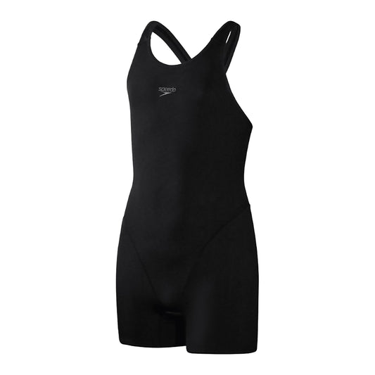 Black - Front - Speedo Girls Eco Endurance+ Legsuit