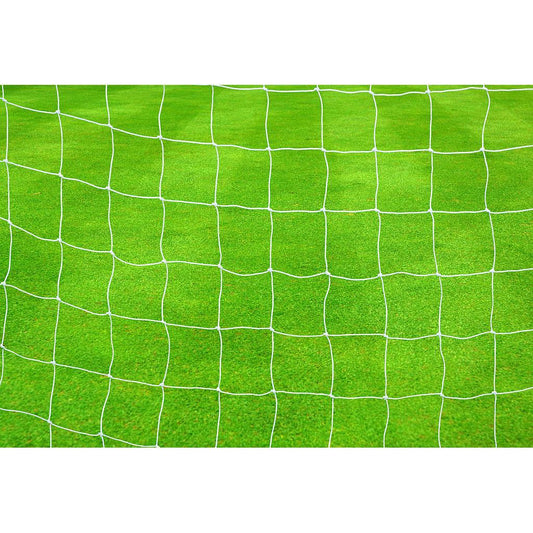 White - Front - Precision Knotted Football Net (Pack Of 2)