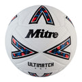 White-Black-Red - Front - Mitre Ultimatch One Football