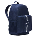 Navy-White - Side - Nike Childrens-Kids Academy Team 22L Backpack