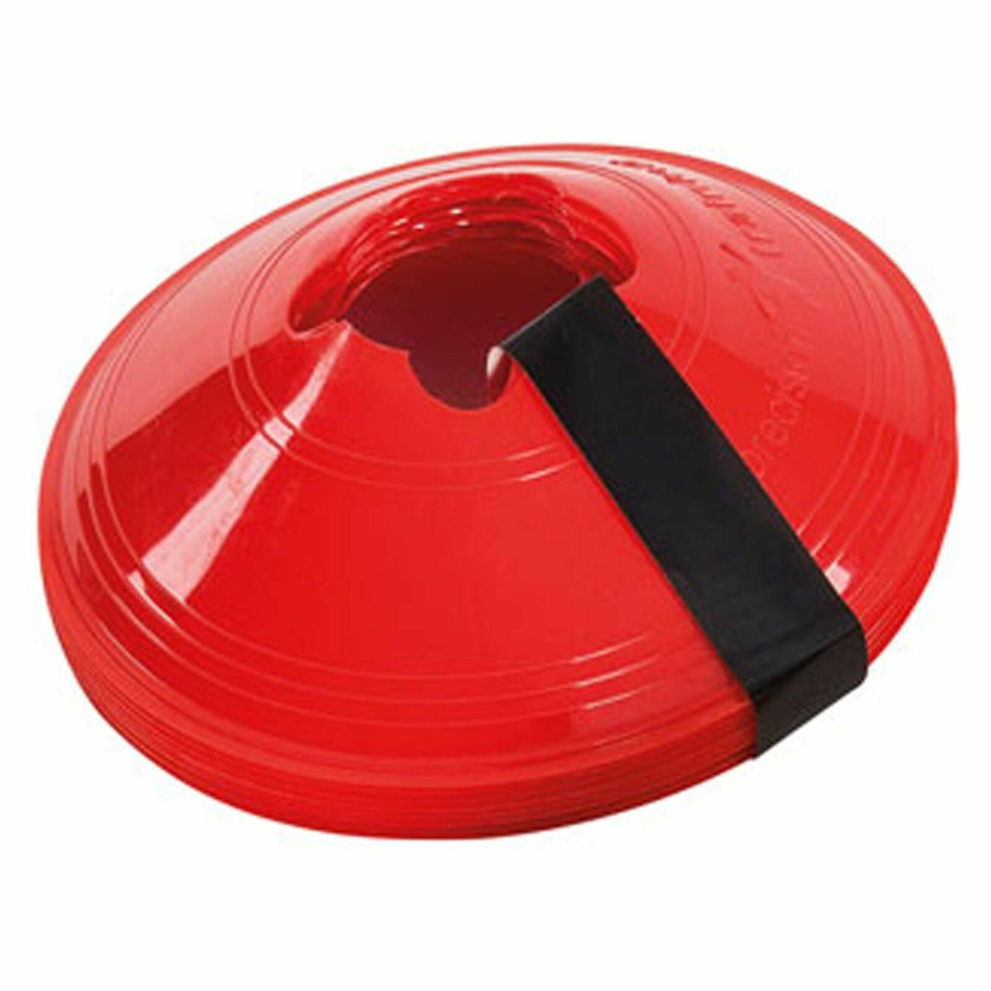 Red - Front - Precision Sleeved Saucer Cones (Pack Of 10)