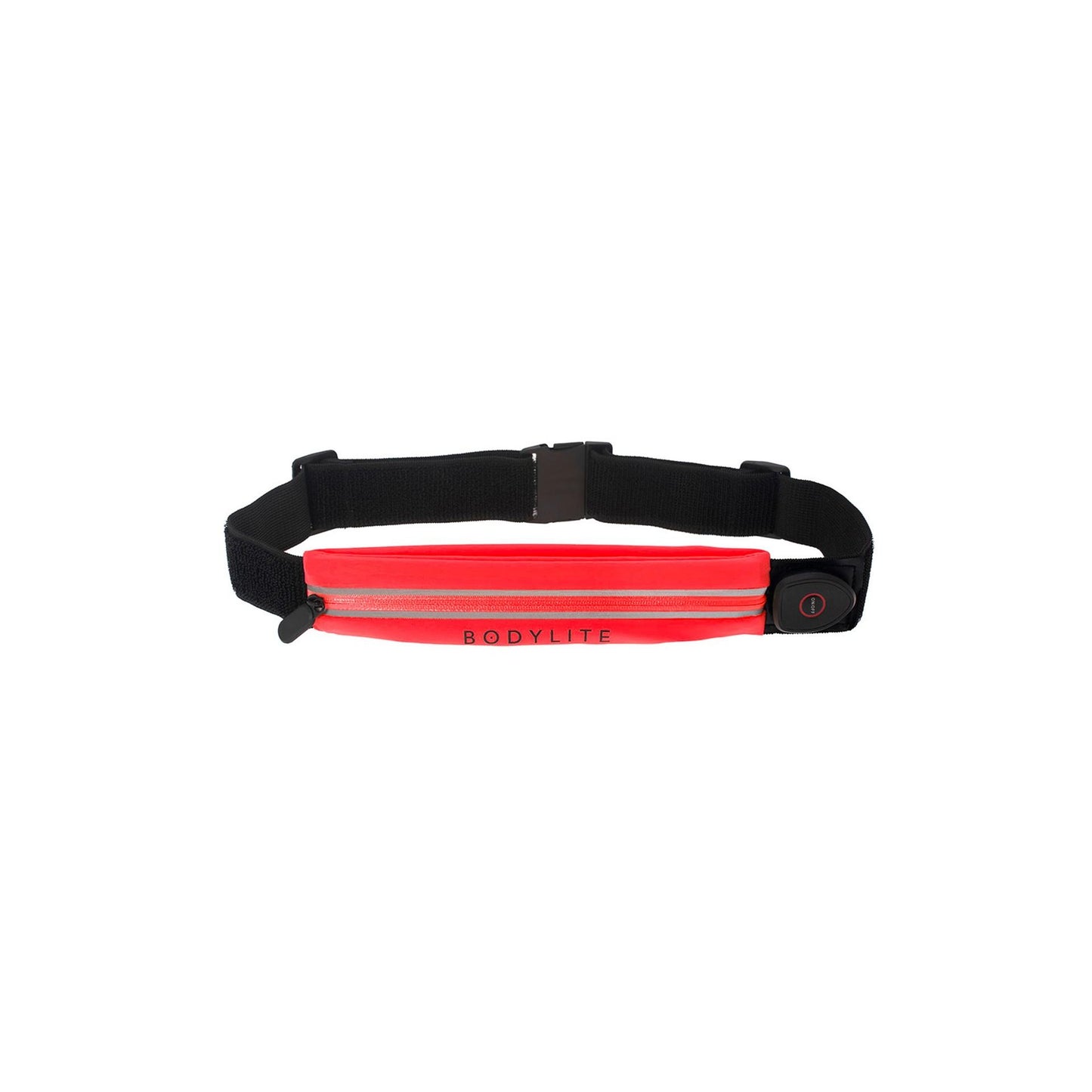 Red - Front - Bodylite Gear LED Nightviz Waist Belt