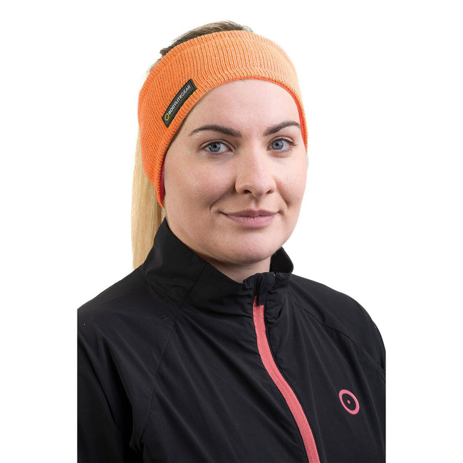 Neon Orange - Front - Bodylite Gear Reflective Running Headband