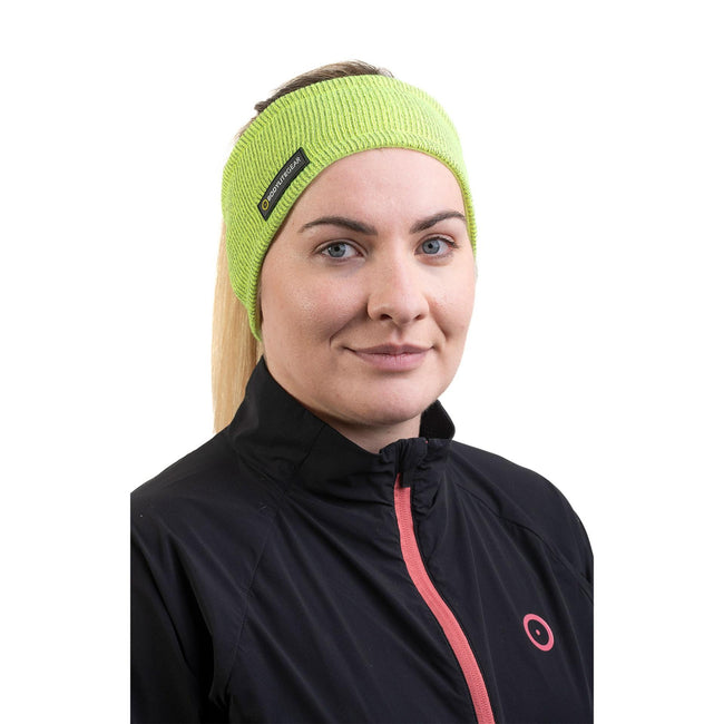 Neon Yellow - Front - Bodylite Gear Reflective Running Headband