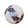 White-Navy-Fluorescent Orange - Front - Precision Fusion 2024 Mini Training Ball