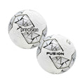 White-Silver-Black - Front - Precision Fusion FIFA Basic Training Ball