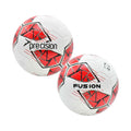 White-Red-Grey-Black - Front - Precision Fusion FIFA Basic Training Ball