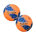 Fluorescent Orange-Blue-Royal Blue-Grey - Front - Precision Fusion FIFA Basic Training Ball