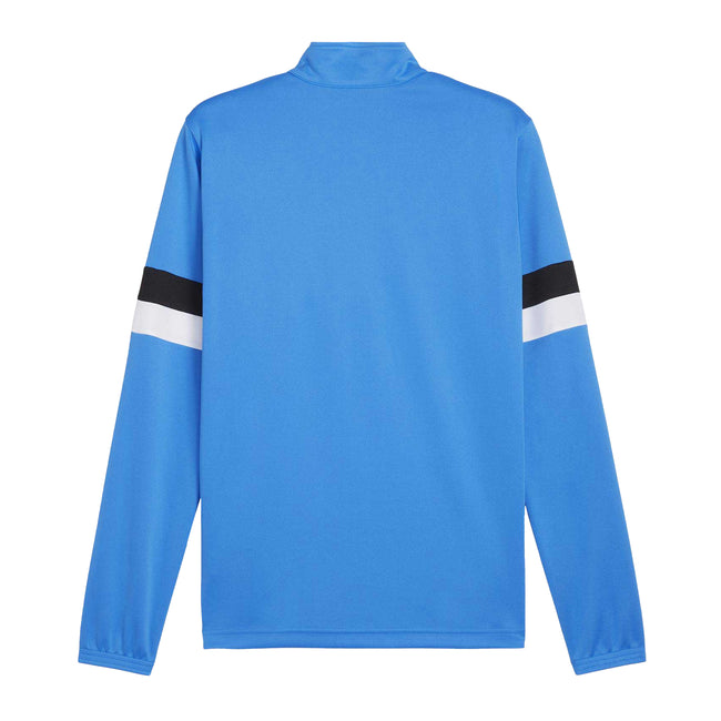 Blue - Back - Puma Mens TeamRISE Quarter Zip Top