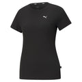 Black - Front - Puma Womens-Ladies Small Logo T-Shirt