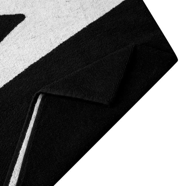Black-White - Side - Speedo Logo Towel