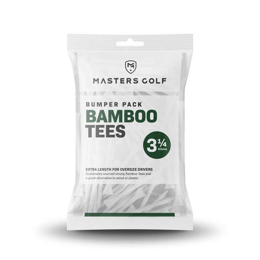 White - Front - Masters Bamboo Golf Tees (Pack Of 85)