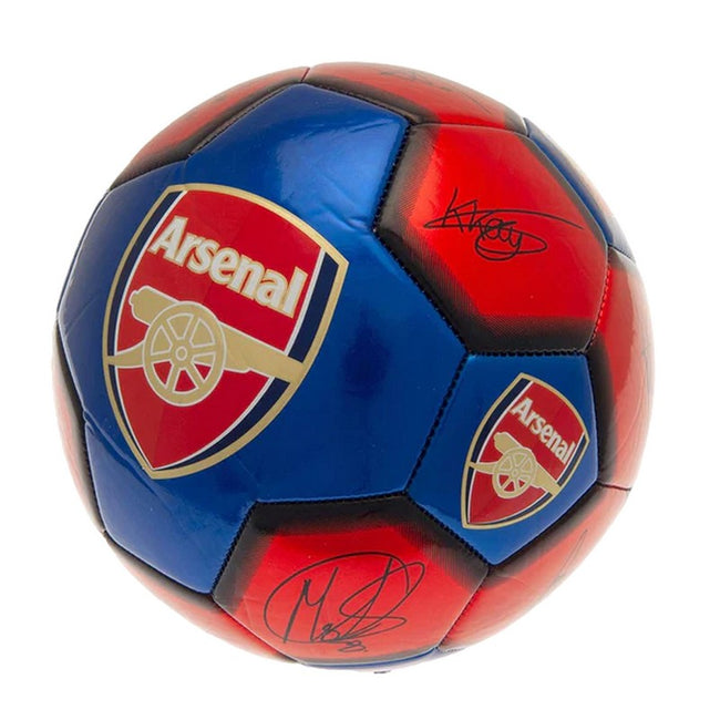 White-Red-Blue - Front - Arsenal FC Signature 26 Panel Football