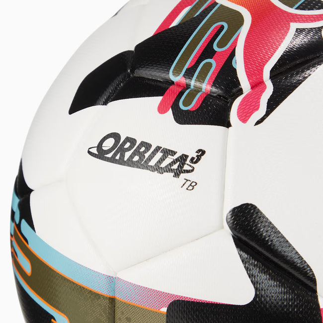 White-Black - Back - Puma Orbita 3 FIFA Quality Match Football