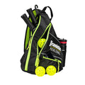 Black-Optic Yellow - Back - Franklin Logo Pickleball Sling backpack