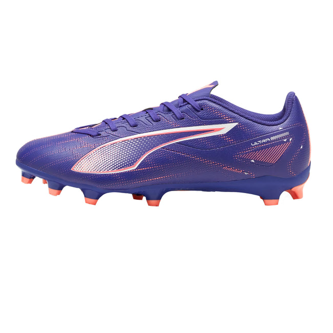 Purple-White - Back - Puma Mens Ultra 5 Play Football Boots