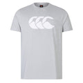 Grey-White - Front - Canterbury Mens Logo T-Shirt
