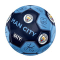 Dark Blue-Dusky Blue - Front - Manchester City FC Signature 26 Panel Football