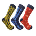 Multicoloured - Back - Arsenal FC Mens SicSock Retro Socks