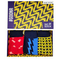 Multicoloured - Front - Arsenal FC Mens SicSock Retro Socks