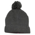 Grey - Back - Six Peaks Mens Pom Pom Beanie