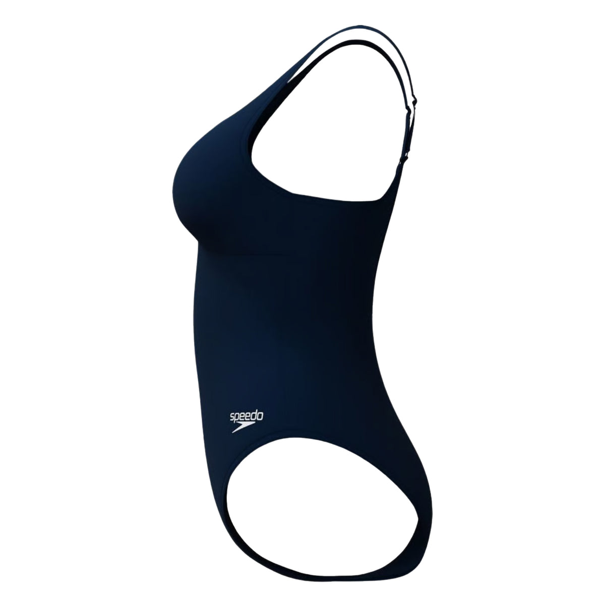 Navy - Close up - Speedo Womens-Ladies AquaNite Shaping One Piece Swimsuit