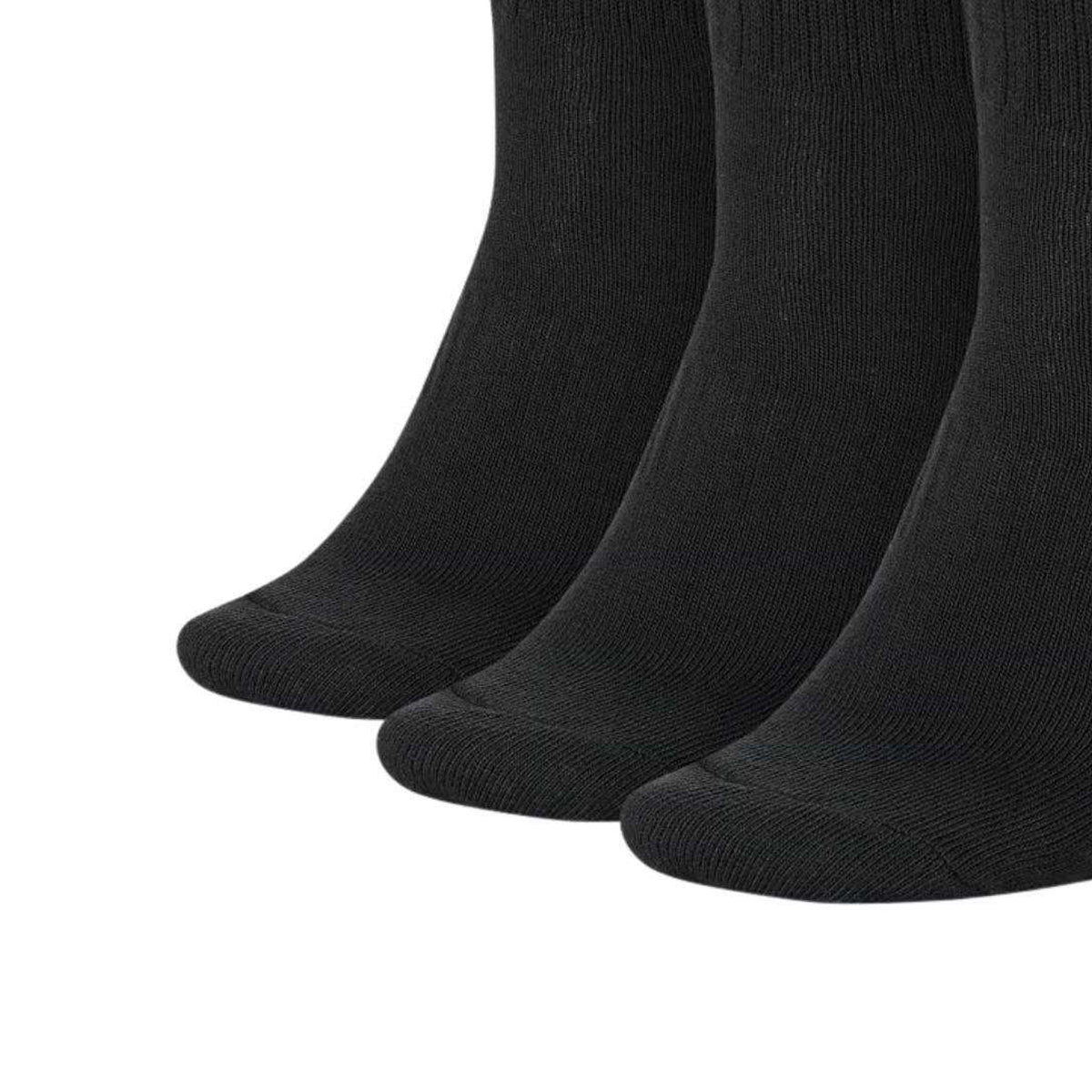 Black - Back - Nike Childrens-Kids Lightweight Crew Socks (Pack of 3)