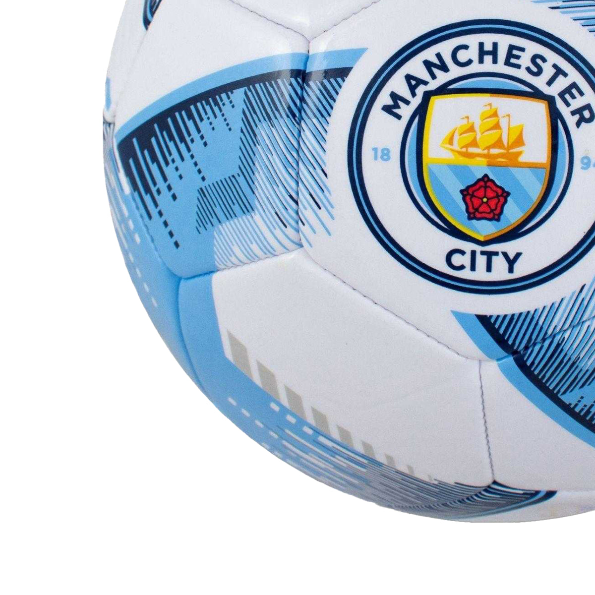 White-Blue - Back - Manchester City FC Blitz Football