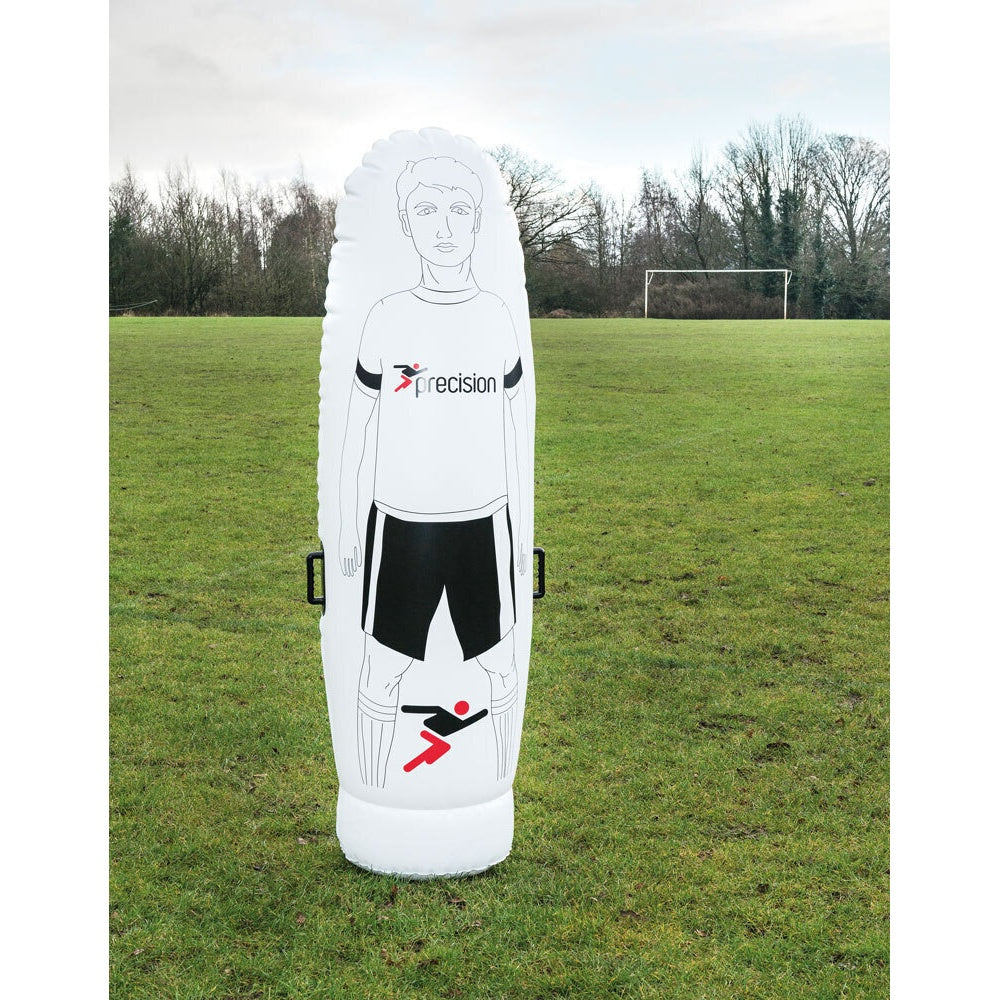 White-Black - Back - Precision Unisex Adult Inflatable Mannequin