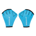 Blue-Black - Side - Speedo Unisex Adult Swimming Gloves