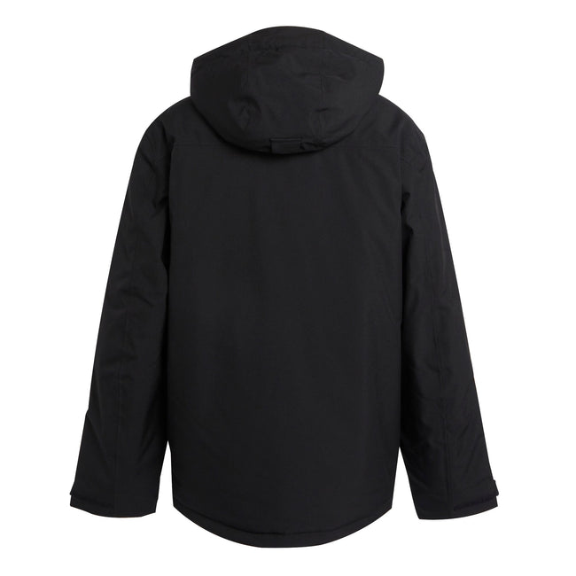 Black-Orange Pop - Back - Regatta Professional Mens Insulated Waterproof Jacket