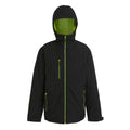 Black-Lime Green - Front - Regatta Professional Mens Insulated Waterproof Jacket