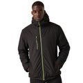 Black-Lime Green - Side - Regatta Professional Mens Insulated Waterproof Jacket