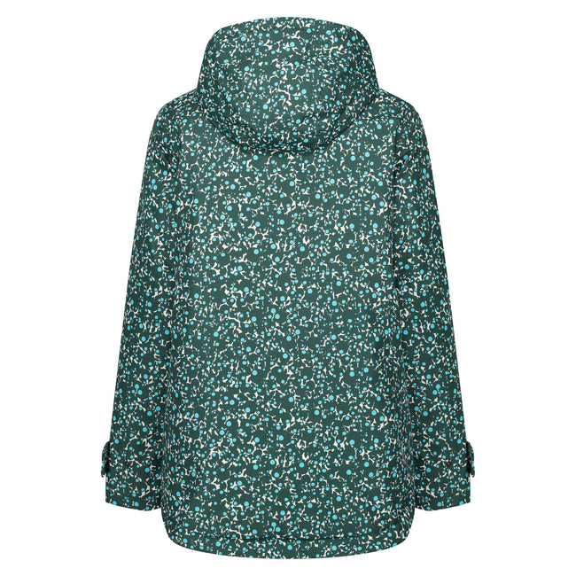 Jade - Back - Regatta Womens-Ladies Orla Kiely Swing Berry Bubble Waterproof Jacket