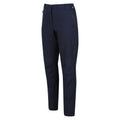 Navy - Side - Regatta Womens-Ladies Questra V Walking Trousers