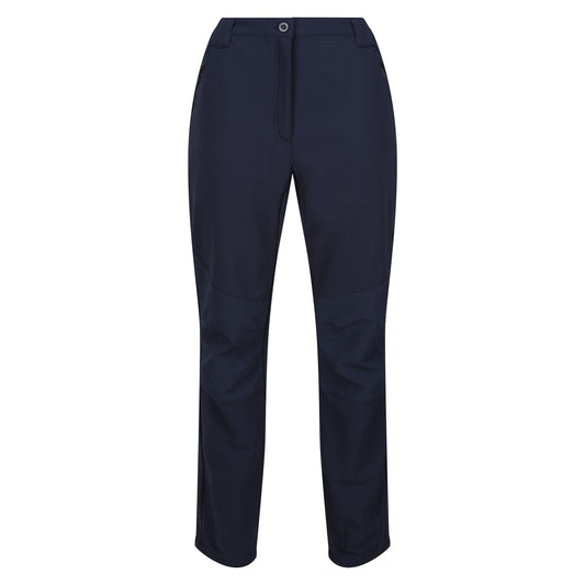 Navy - Front - Regatta Womens-Ladies Questra V Walking Trousers