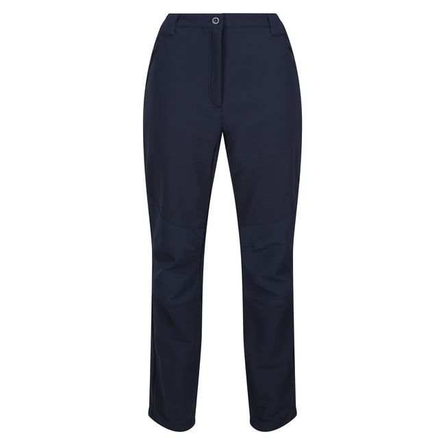 Navy - Front - Regatta Womens-Ladies Questra V Walking Trousers