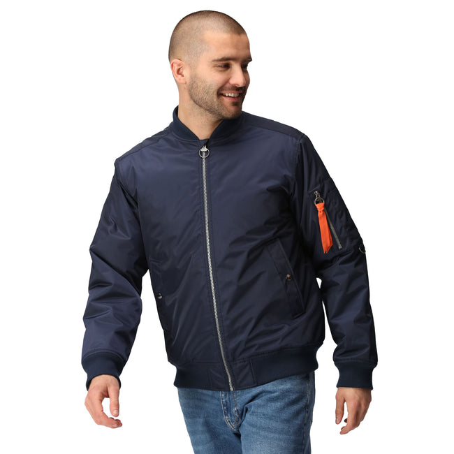 Navy - Side - Regatta Professional Mens Waterproof Jacket