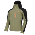 Olive Green-Black - Side - Dare 2B Mens Mountain Series Waterproof Jacket