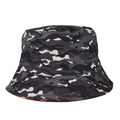 Black-Persimmon - Back - Regatta Childrens-Kids Flip Reversible Bucket Hat