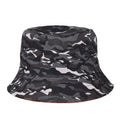 Black-Persimmon - Side - Regatta Childrens-Kids Flip Reversible Bucket Hat