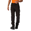 Black - Side - Regatta Mens Questra V Hiking Trousers