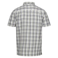Agave Green-Ash - Back - Regatta Mens Mindano VIII Patterned Short-Sleeved Shirt