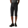Black - Lifestyle - Regatta Mens Xert Stretch III Stretch Active Capri Shorts