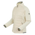 Light Vanilla-Seal Grey - Side - Regatta Womens-Ladies Clumber V Hybrid Jacket