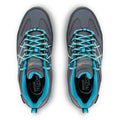 Steel Grey-Turquoise - Pack Shot - Regatta Womens-Ladies Samaris III Low Walking Shoes