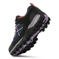 Navy-Lilac - Lifestyle - Regatta Womens-Ladies Samaris III Low Walking Shoes
